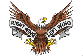 Left wing and right wing topic sign
